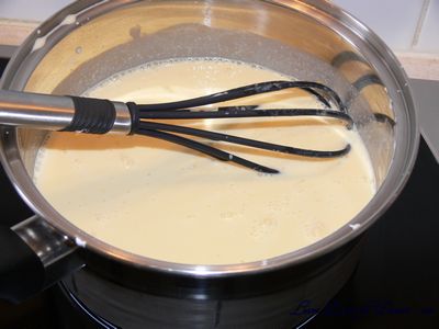 Portuguese_Custard_Tarts_Milkandcream Milk and cream combined with egg mix