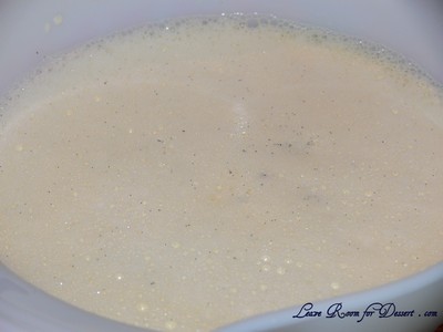 Custard before thickening