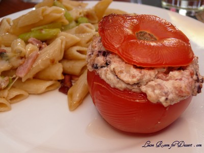 StuffedTomatoesAsparagusPasta10 StuffedTomatoesAsparagusPasta10