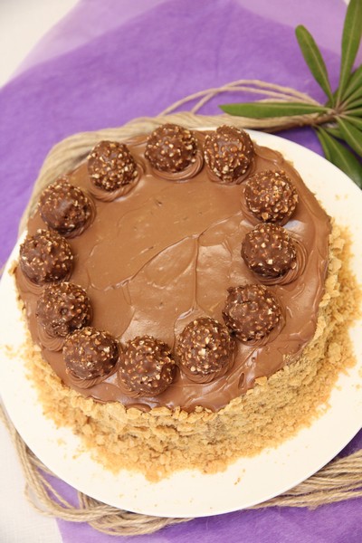Ferrero Rocher Cake
