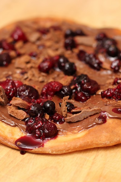 Nutella Dessert Pizza