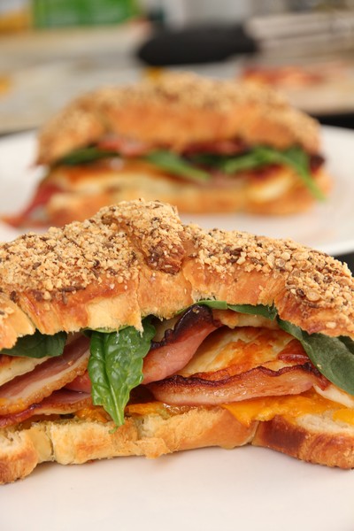 Dukkah Croissants Bacon Pumpkin Halloumi